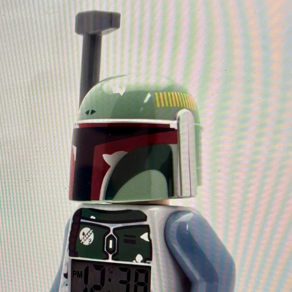 Digital Clock, STAR WARS Boba Fett Figure Light Up Alarm Clock 9003530 - Picture 5 of 6